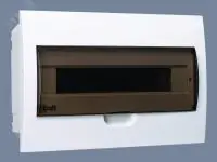 Корпус пласт. встраиваемый 18 модулей. IP41. ЩРВ в Москве Корпус пласт. встраиваемый 18 модулей. IP41. ЩРВ - foto