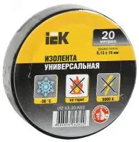 Изолента 0,13х15 мм черная 20 метров ИЭК в Москве Изолента 0,13х15 мм черная 20 метров ИЭК - foto