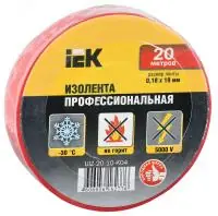 Изолента 0,18х19 мм красная 20 метров ИЭК в Москве Изолента 0,18х19 мм красная 20 метров ИЭК - foto