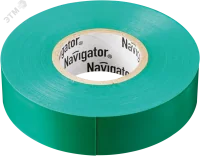 Изолента Navigator 71 106 NIT-B15-20/G зелёная в Москве Изолента Navigator 71 106 NIT-B15-20/G зелёная - foto