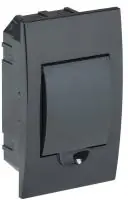 KREPTA 3 Корпус пластиковый ЩРВ-П-4 IP41 черный IEK в Москве KREPTA 3 Корпус пластиковый ЩРВ-П-4 IP41 черный IEK - foto