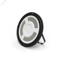 Светильник светодиодный подвесной UFO 200W 24000lm 5000K 175-265V IP65 D310*88мм черный скобка в ком в Москве Светильник светодиодный подвесной UFO 200W 24000lm 5000K 175-265V IP65 D310*88мм черный скобка в ком