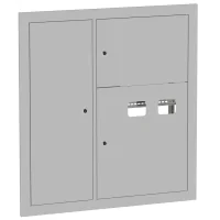 Щит этажный 2 кв. RAL9003 со слаботочным отсеком слева (1000х950х160) PROxima в Москве Щит этажный 2 кв. RAL9003 со слаботочным отсеком слева (1000х950х160) PROxima - foto