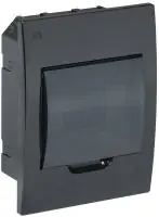 KREPTA 3 Корпус пластиковый ЩРВ-П-6 IP41 черный IEK в Москве KREPTA 3 Корпус пластиковый ЩРВ-П-6 IP41 черный IEK - foto